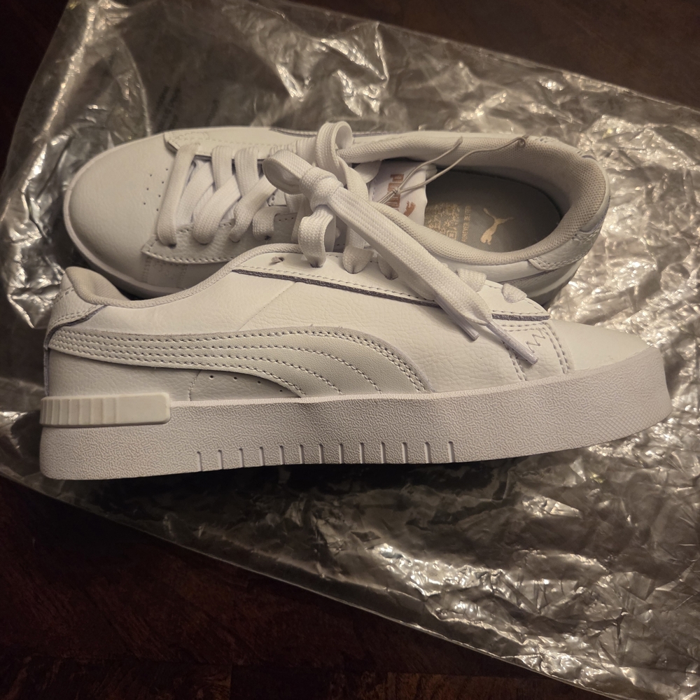 Puma Classic White Leather Sneakers